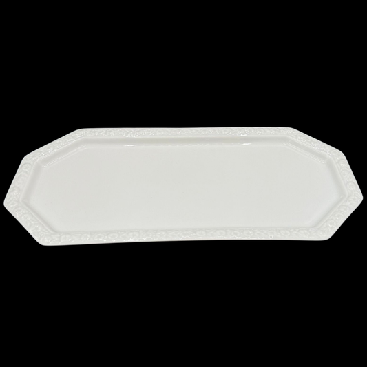 Rosenthal Maria Weiß: Königskuchenplatte / Stollenplatte / Kuchenplatte