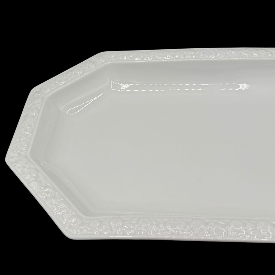 Rosenthal Maria weiß: Fleischplatte / Platte - 28 cm