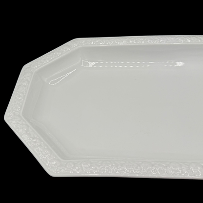 Rosenthal Maria weiß: Fleischplatte / Platte - 28 cm