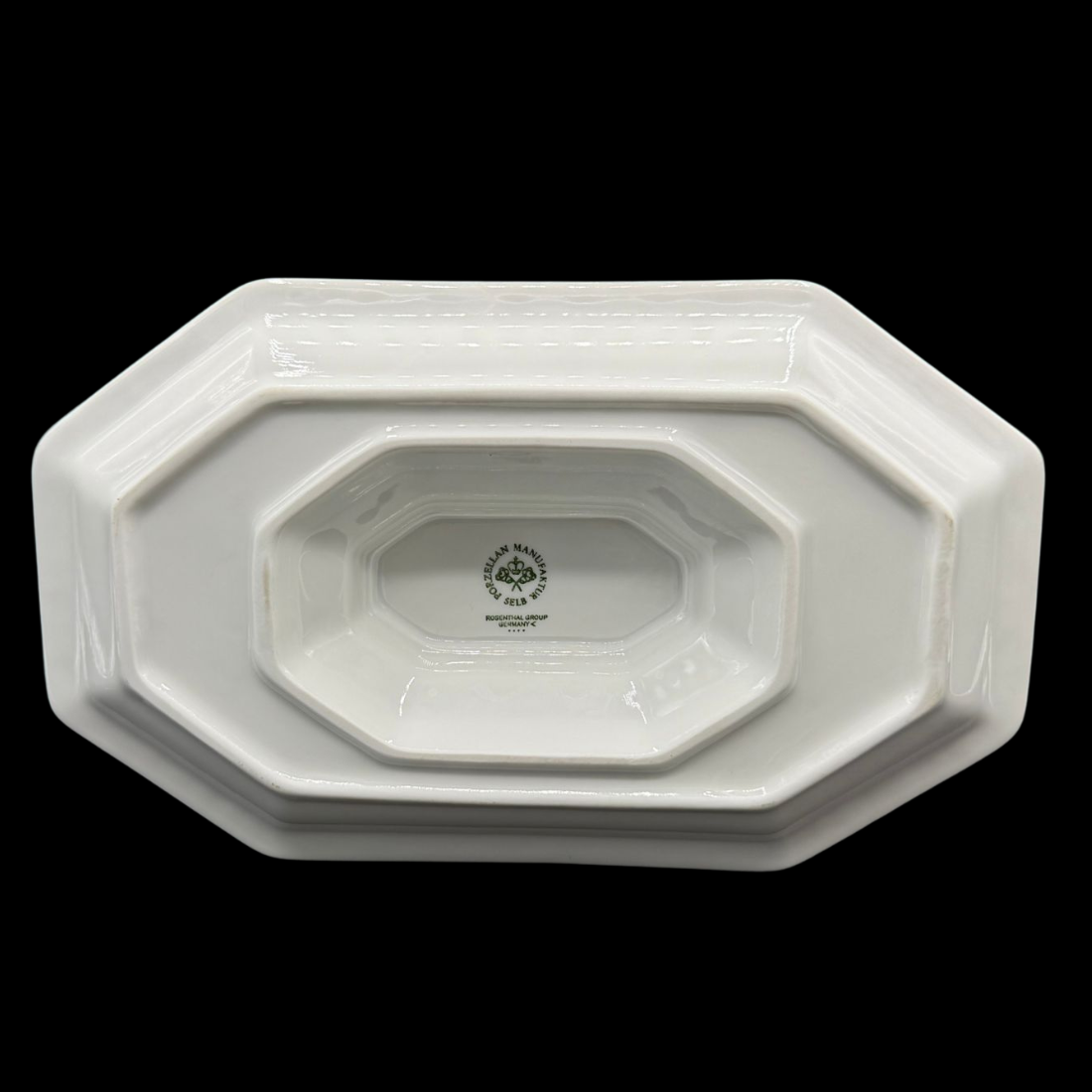 Rosenthal Maria weiß: Sauciere / Soßenschüssel, einteilig - groß