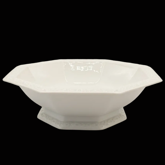 Rosenthal Maria weiß: Schüssel / Servierschüssel auf Fuß 27 cm