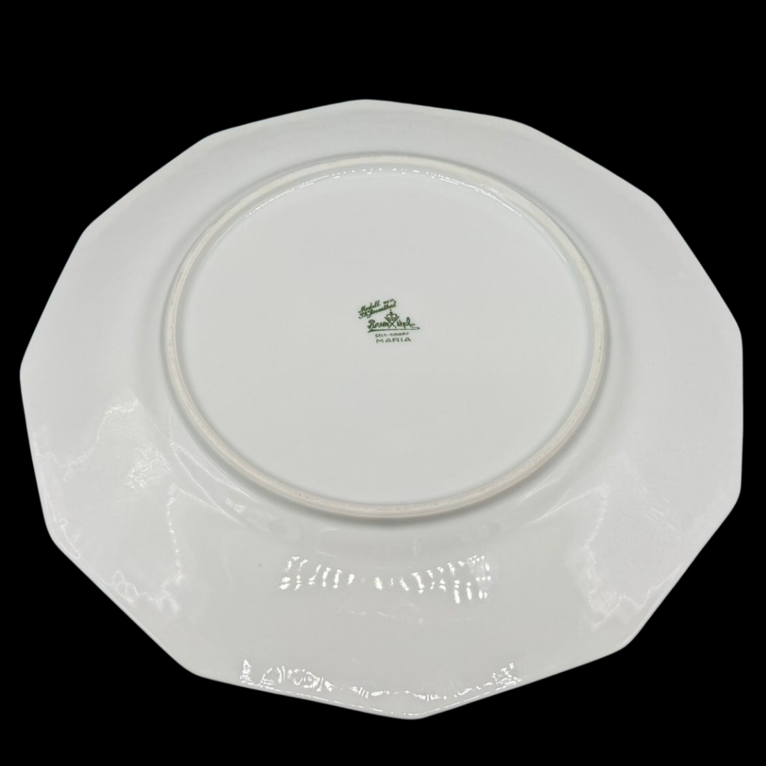 Rosenthal Maria weiß: Speiseteller / flacher Teller - gebraucht