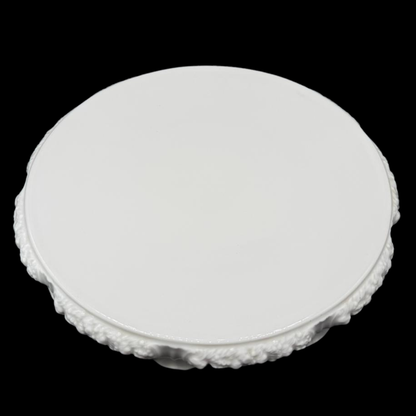 Rosenthal Maria Weiß: Tortenplatte / Kuchenplatte mit 9 Füßen - selten