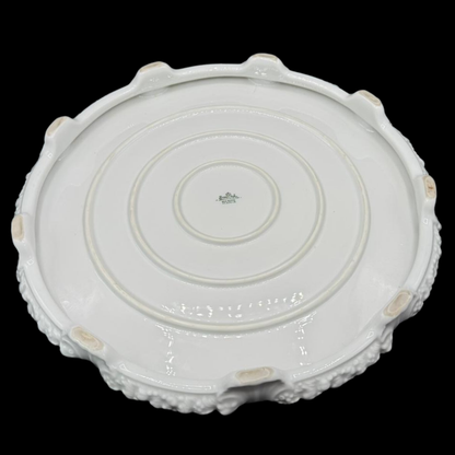 Rosenthal Maria Weiß: Tortenplatte / Kuchenplatte mit 9 Füßen - selten