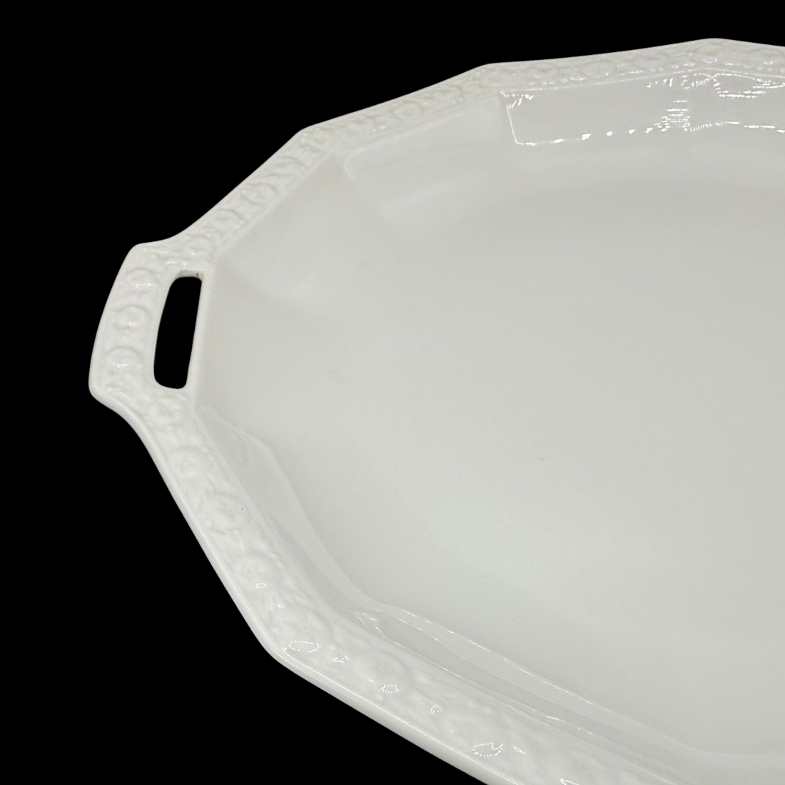 Rosenthal Maria Weiß: Kuchenplatte / Platte / Schale mit Griffen