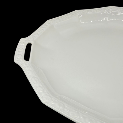 Rosenthal Maria Weiß: Kuchenplatte / Platte / Schale mit Griffen
