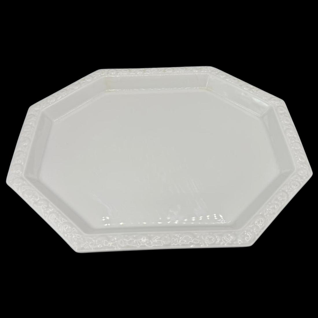 Rosenthal Maria Weiß: Servierplatte / Platte / Tablett - 31 x 25,5 cm - ältere Ausführung