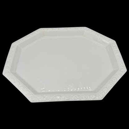 Rosenthal Maria Weiß: Servierplatte / Platte / Tablett - 31 x 25,5 cm - ältere Ausführung
