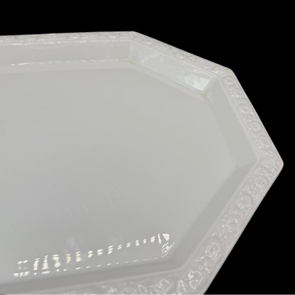 Rosenthal Maria Weiß: Servierplatte / Platte / Tablett - 31 x 25,5 cm - ältere Ausführung