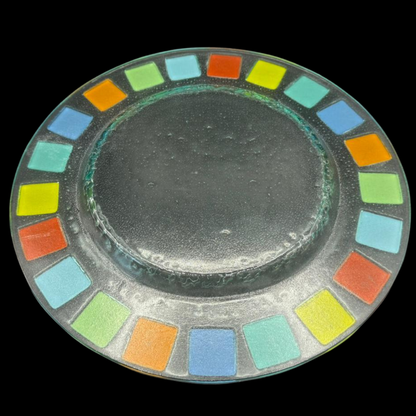 Villeroy & Boch Twist Alea: Glasteller / Platzteller, bunt Vitrum - ca 32,5 cm