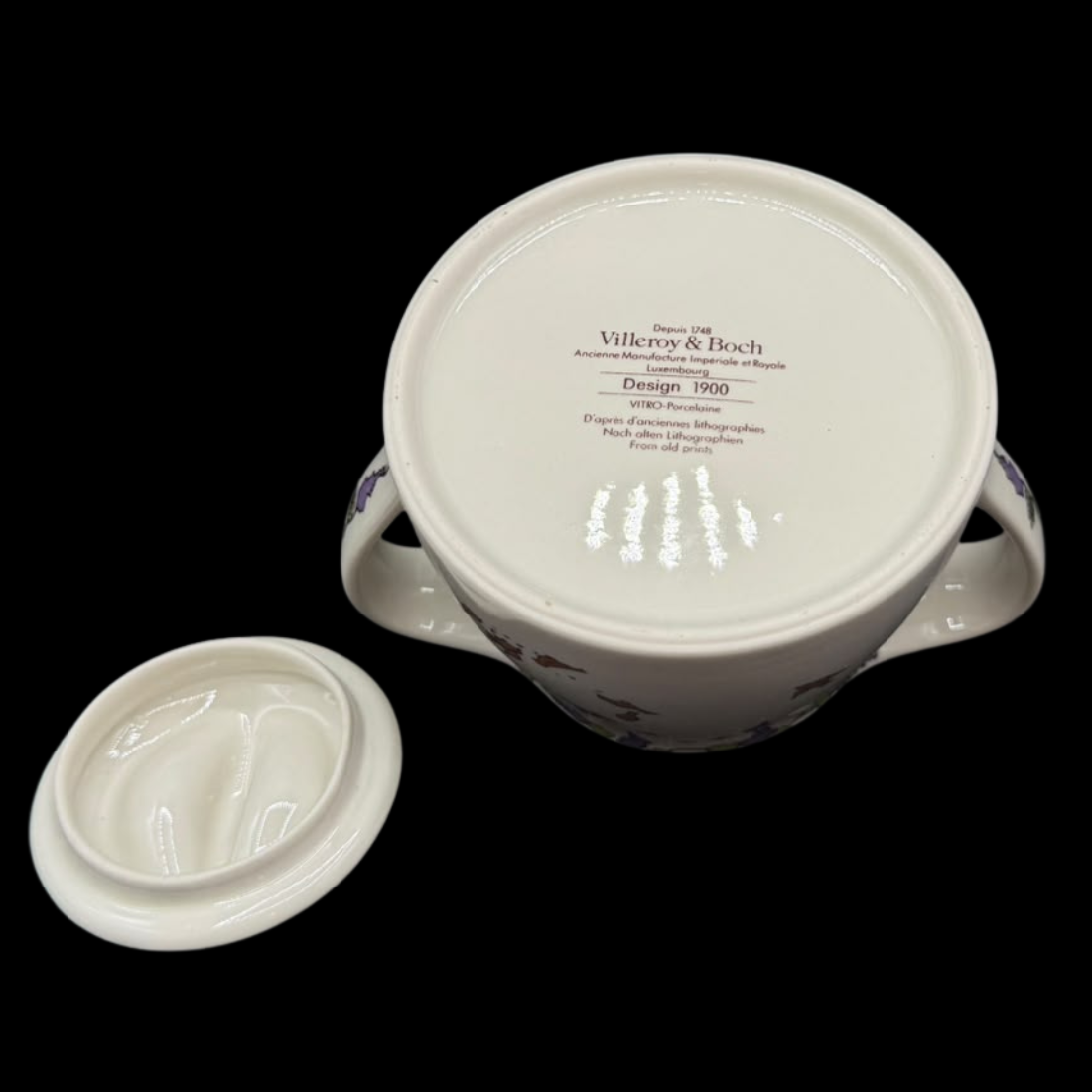 Villeroy & Boch Design 1900: Zuckerdose mit Deckel