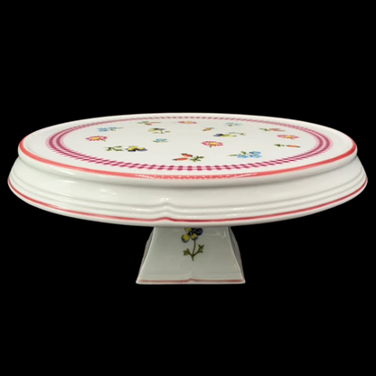 Villeroy & Boch Petite Fleur: Tafelaufsatz / Schale auf Fuß - Cake & Cookies