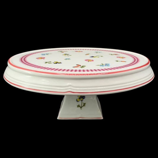 Villeroy & Boch Petite Fleur: Tafelaufsatz / Schale auf Fuß - Cake & Cookies