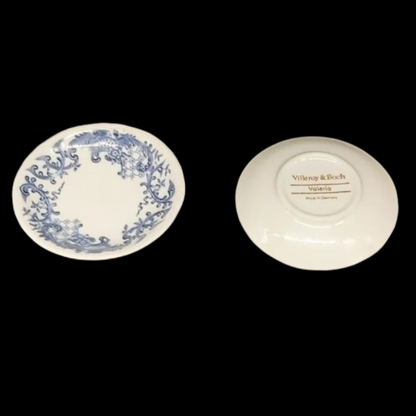 Villeroy & Boch Valeria blau: Teebeutelablage / Zuckerschälchen - 2x (7121012752521)