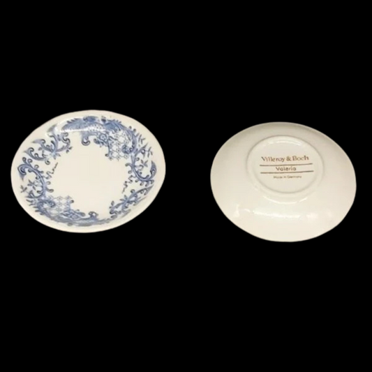 Villeroy & Boch Valeria blau: Teebeutelablage / Zuckerschälchen - 2x (7121012752521)