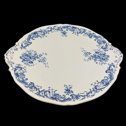 Villeroy & Boch Valeria blau: Kuchenplatte / Platte mit Griffen (7121115185289)
