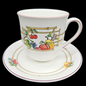 Villeroy & Boch Mon Jardin: Henkelbecher / Kaffeebecher mit Unterteller (14977006600516)
