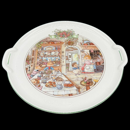 Villeroy & Boch Foxwood Tales: Tortenplatte / Kuchenplatte mit Griff (15249517314372)