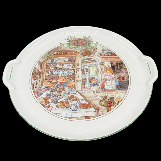 Villeroy & Boch Foxwood Tales: Tortenplatte / Kuchenplatte mit Griff (15249517314372)