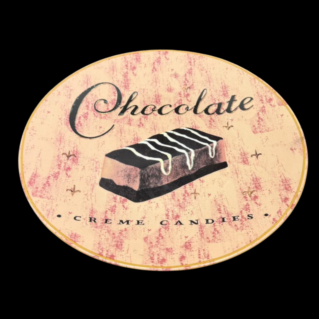 ohne Stempel: Tortenplatte mit Tortenheber - Chocolate (15249697800516)