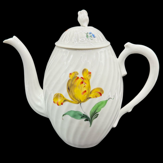 Nymphenburg Welle gerippt: Kaffeekanne / Kanne (15113984901444)