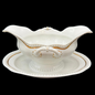 Rosenthal Perlrand: Sauciere / Soßenschüssel mit Goldrand (14907358380356)