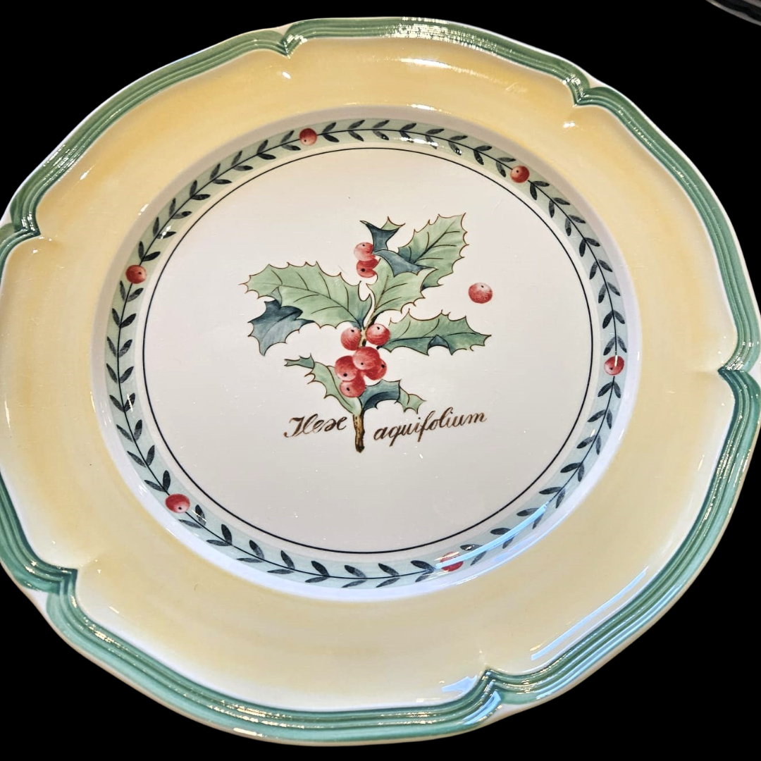 Villeroy & Boch French Garden: Speiseteller / flacher Teller Weihnachten / Noel / Christmas (14830244036932)