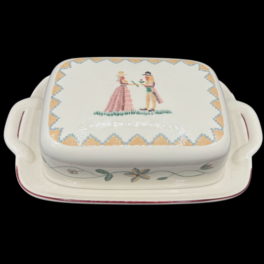Villeroy & Boch American Sampler: Butterdose (15059640746308)