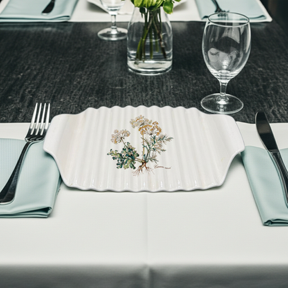 Villeroy & Boch Botanica: Spargelplatte / Platte,  geriffelt