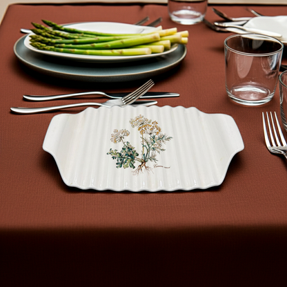 Villeroy & Boch Botanica: Spargelplatte / Platte,  geriffelt