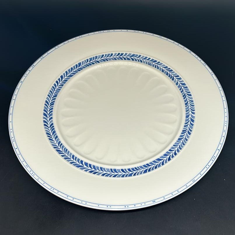 Villeroy & Boch Farmhouse Touch Blueflowers: Speiseteller / flacher Teller 28 cm Relief (8522732241220)