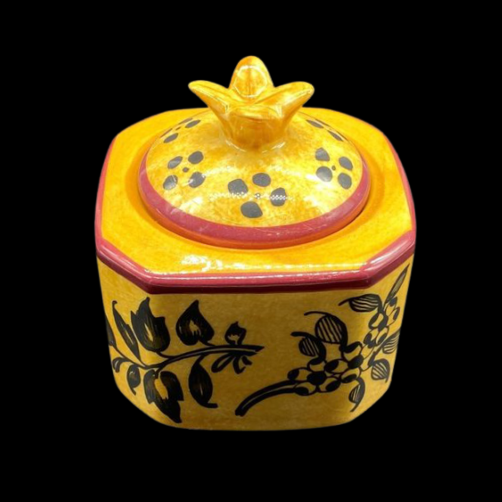 Villeroy & Boch Gallo Switch Plantation Tropical: Marmeladedose / Zuckerdose mit Deckel