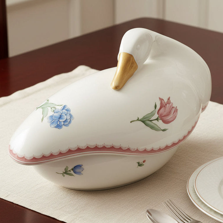 Villeroy & Boch Jardin d´alsace Village: Gans, groß / Terrine - zweiteilig
