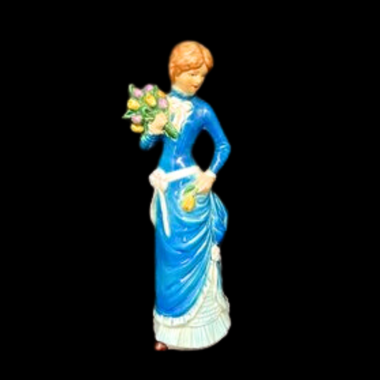 Goebel Garden Funcier 1880: Dame mit Tulpen - Frauenfigur Faszination der Mode (8538952335684)