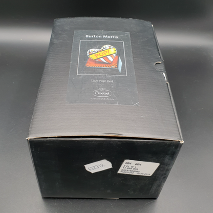 Goebel Porzellan Artis Orbis Burton Morris: Figur Love Pop Rot Herz - OVP (7120929783945)
