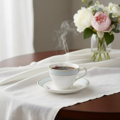 Villeroy & Boch Heinrich Königin Louise: Kaffeetasse / Tasse mit Unterteller