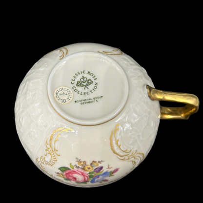 Rosenthal Teplomat: Teetasse/ Tasse mit Unterteller (9607575241028)