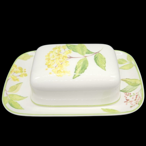 Villeroy & Boch Green Garland: Butterdose (9614727414084)