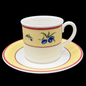 Villeroy & Boch Le Sud (Vavro): Kaffeetasse / Tasse mit Unterteller (15004227862852)