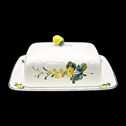 Villeroy & Boch Jamaica: Butterdose, zweiteilig (Knopf geklebt, Bilder folgen) (9003237671236)