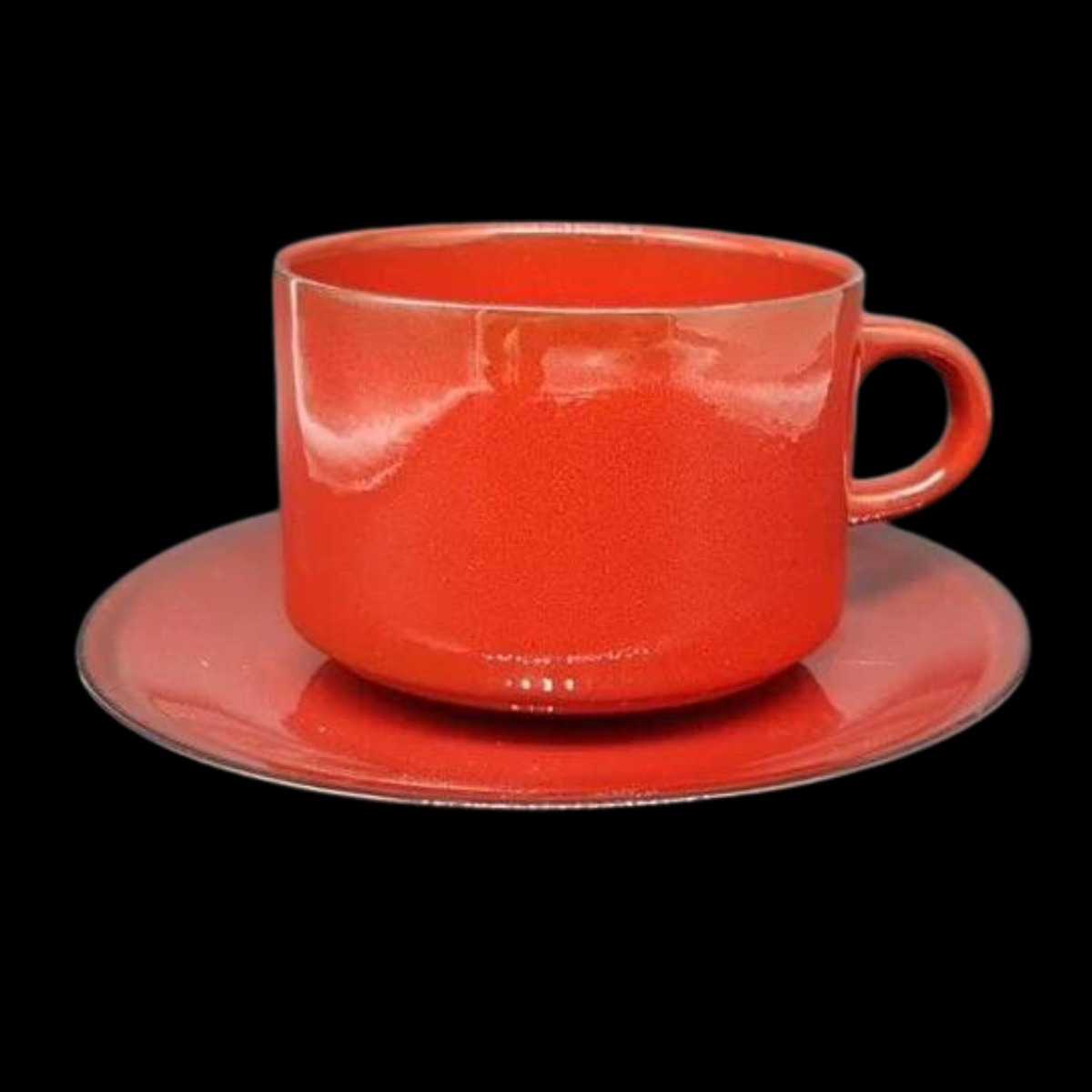 Villeroy & Boch Granada / Cordoba rot: Jumbotasse / große Tasse XL mit Unterteller (7120964419721)