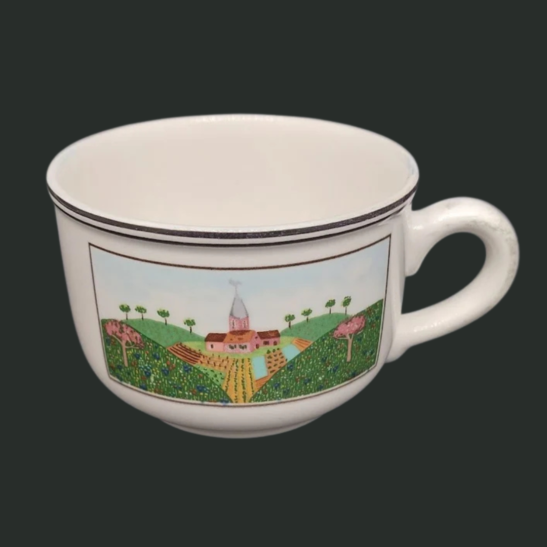 Villeroy & Boch Design Naif: Teetasse / Tasse ohne Unterteller - Motiv Kirchturm (7120740876425)