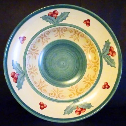 Villeroy & Boch Merry Winter: Pastateller / tiefer Teller 30 cm - selten!