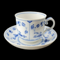Höchst Residenz Amalienburg: Kaffeetasse / Tasse mit Unterteller (7121075699849)