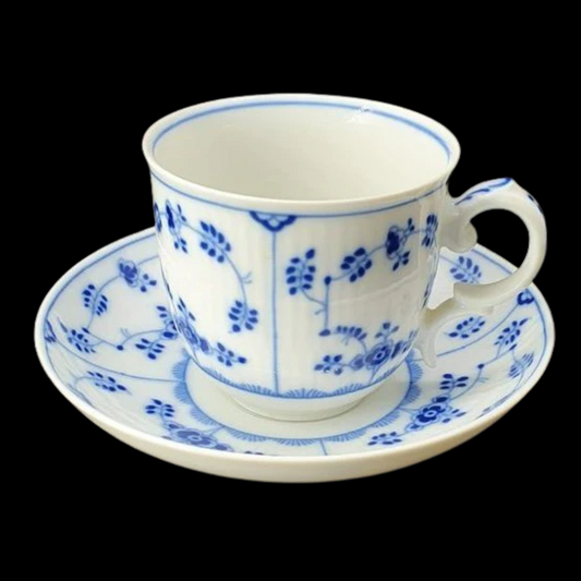 Heinrich Amalienburg: Kaffeetasse / Tasse mit Unterteller (7121074978953)