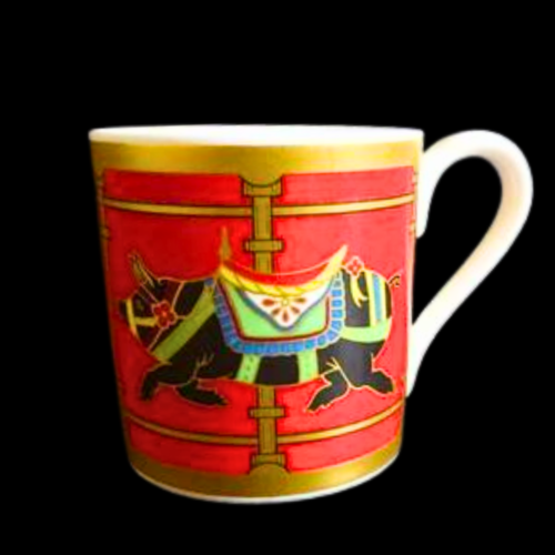 Villeroy & Boch Carrousel: Mokkatasse / kleine Tasse rot (7120922607753)
