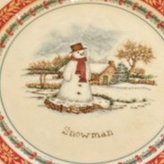 Villeroy & Boch Festive Memories: Kuchenteller / Frühstücksteller Snowman (Schneemann) - neu (14861615923524)