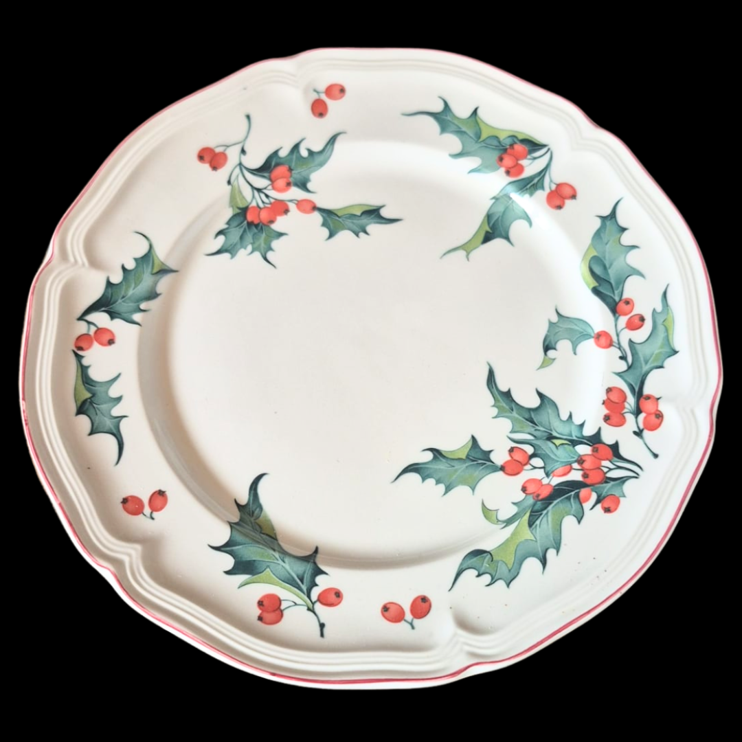 Villeroy & Boch Holly: Kaffeetasse / Teetasse / Tasse mit Unterteller - Weihnachten (Kopie) (15123888898372) (15123906822468)