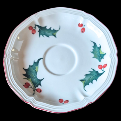 Villeroy & Boch Holly: Unterteller / Untertasse - Weihnachten (15123883819332)
