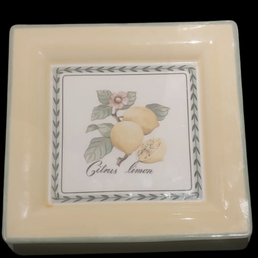 Villeroy & Boch French Garden: Speiseteller / flacher Teller Macon - quadratisch (14878010179908)